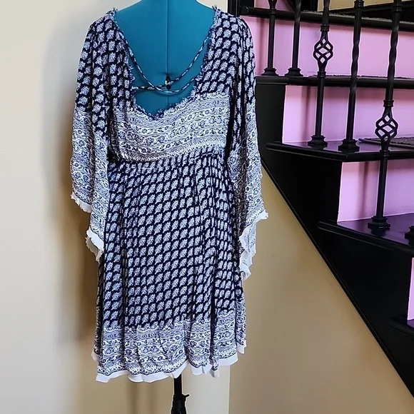 Vintage Free People Tunic Dress - SZ S - Picture 4 of 6